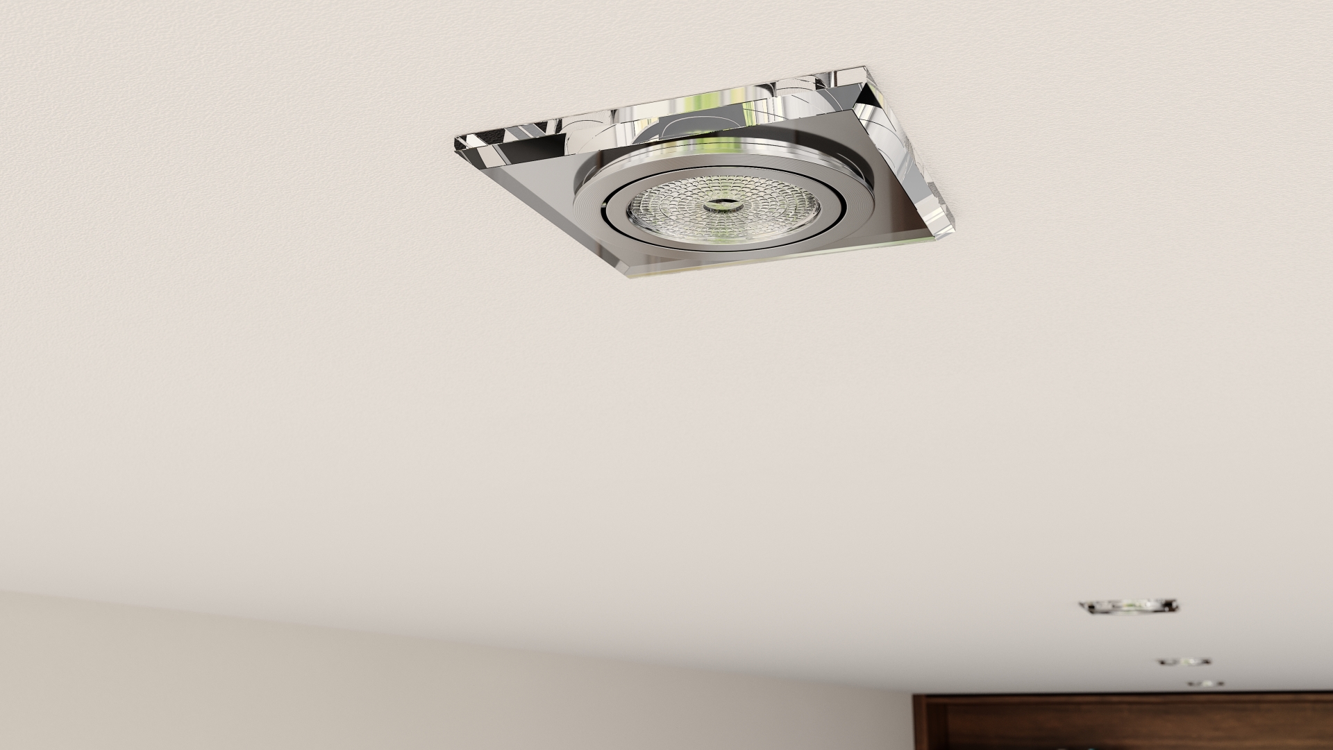 Square glass ceiling eyes